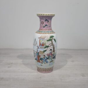 Duży wazon orientalny w stylu Famile Rose