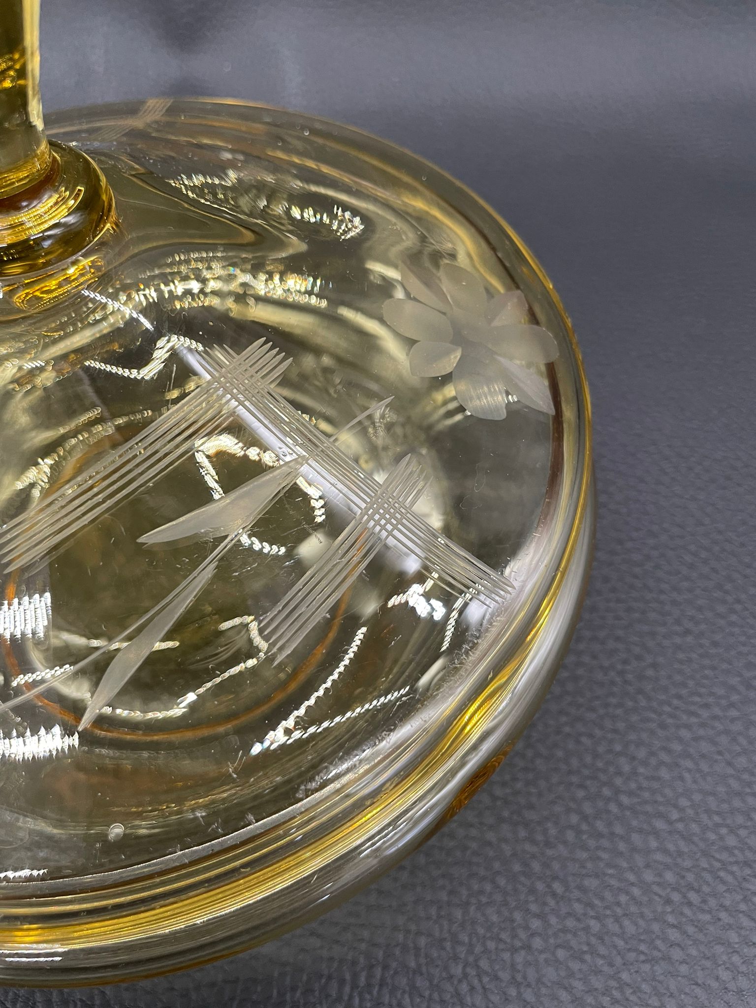 Bomboniera, puzdro kryształowe Art Deco - Image 5