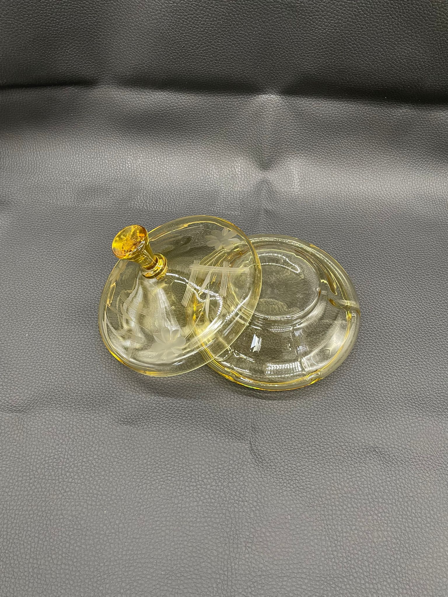 Bomboniera, puzdro kryształowe Art Deco - Image 7