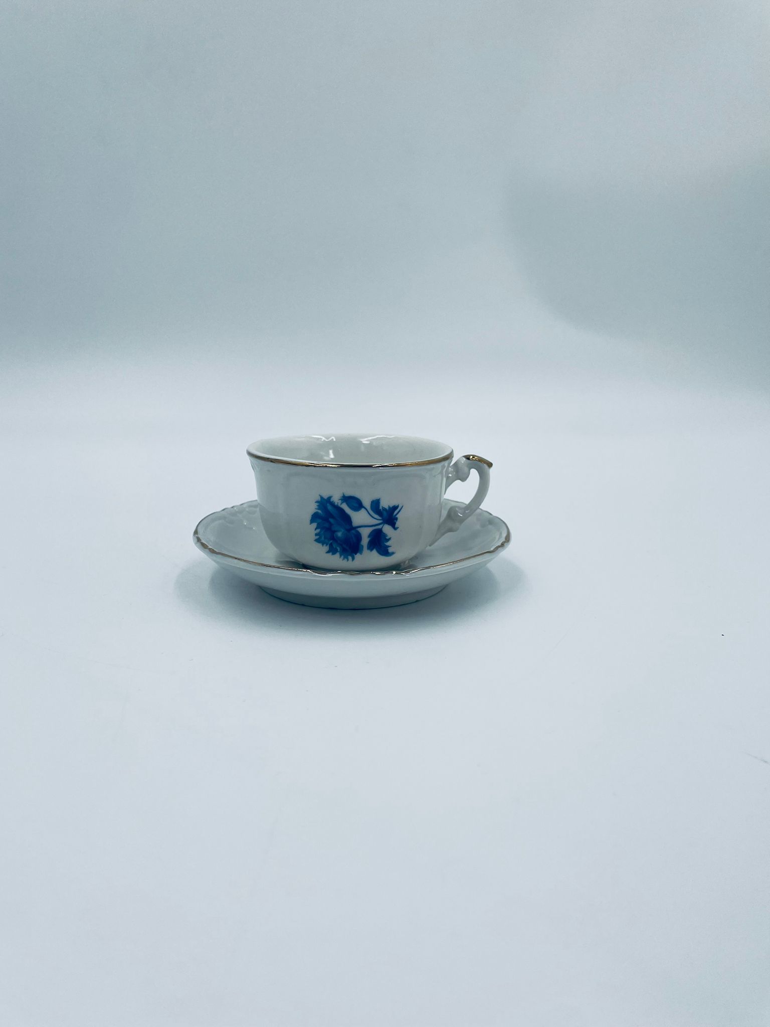 Zestaw śniadaniowy Filiżanka kolekcjonerska porcelanowa Vintage - Image 2