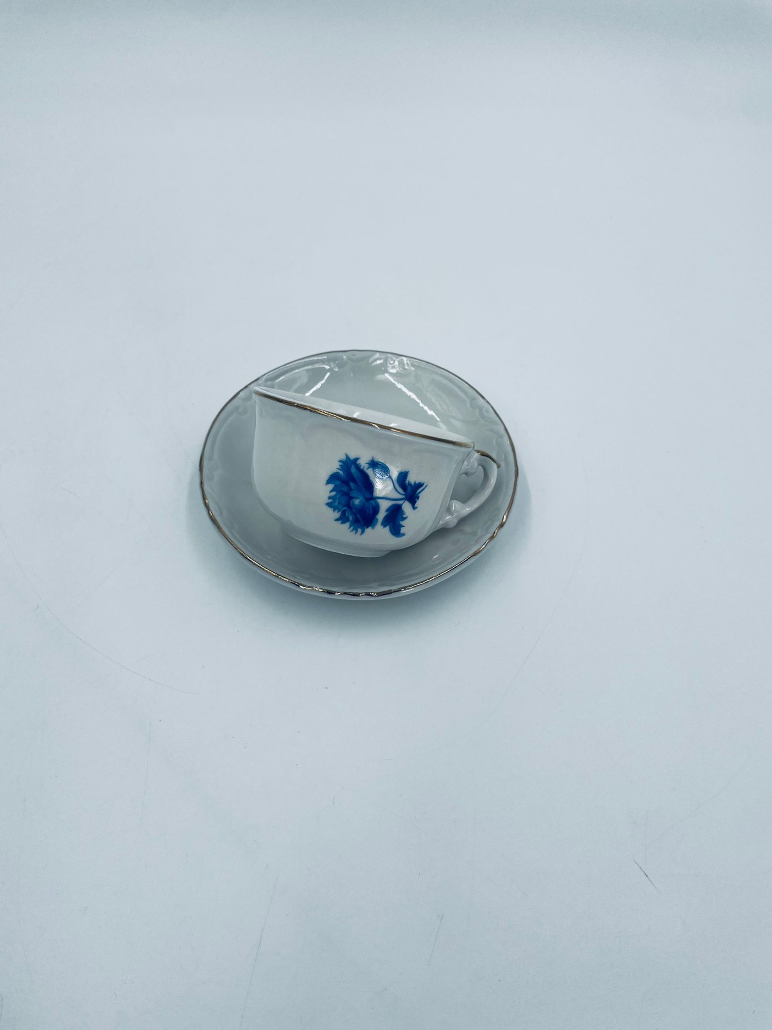 Zestaw śniadaniowy Filiżanka kolekcjonerska porcelanowa Vintage - Image 4