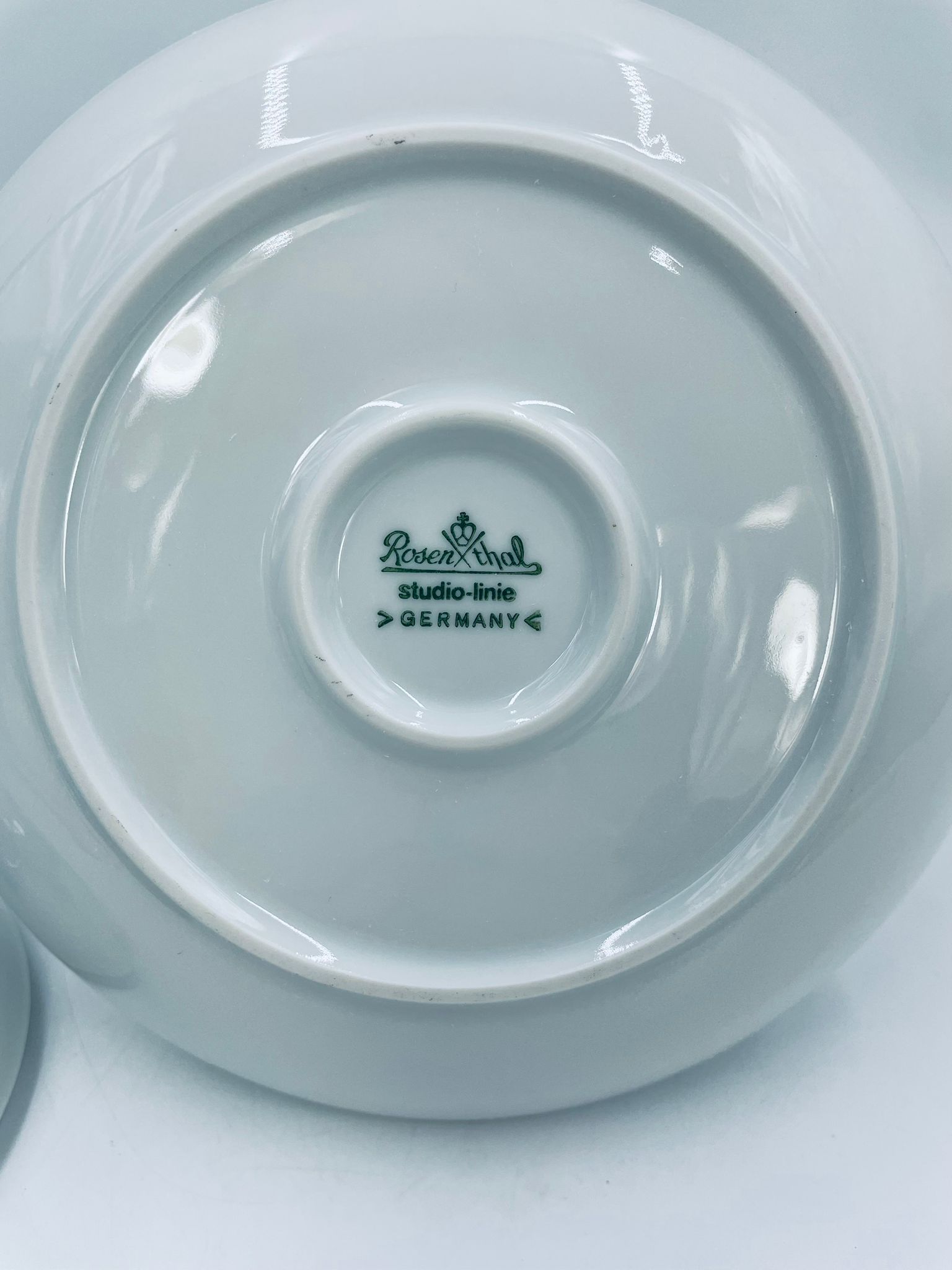 Sosjerka z podstawką, pojemnik na dżem Rosenthal Lotus Blau - Image 8