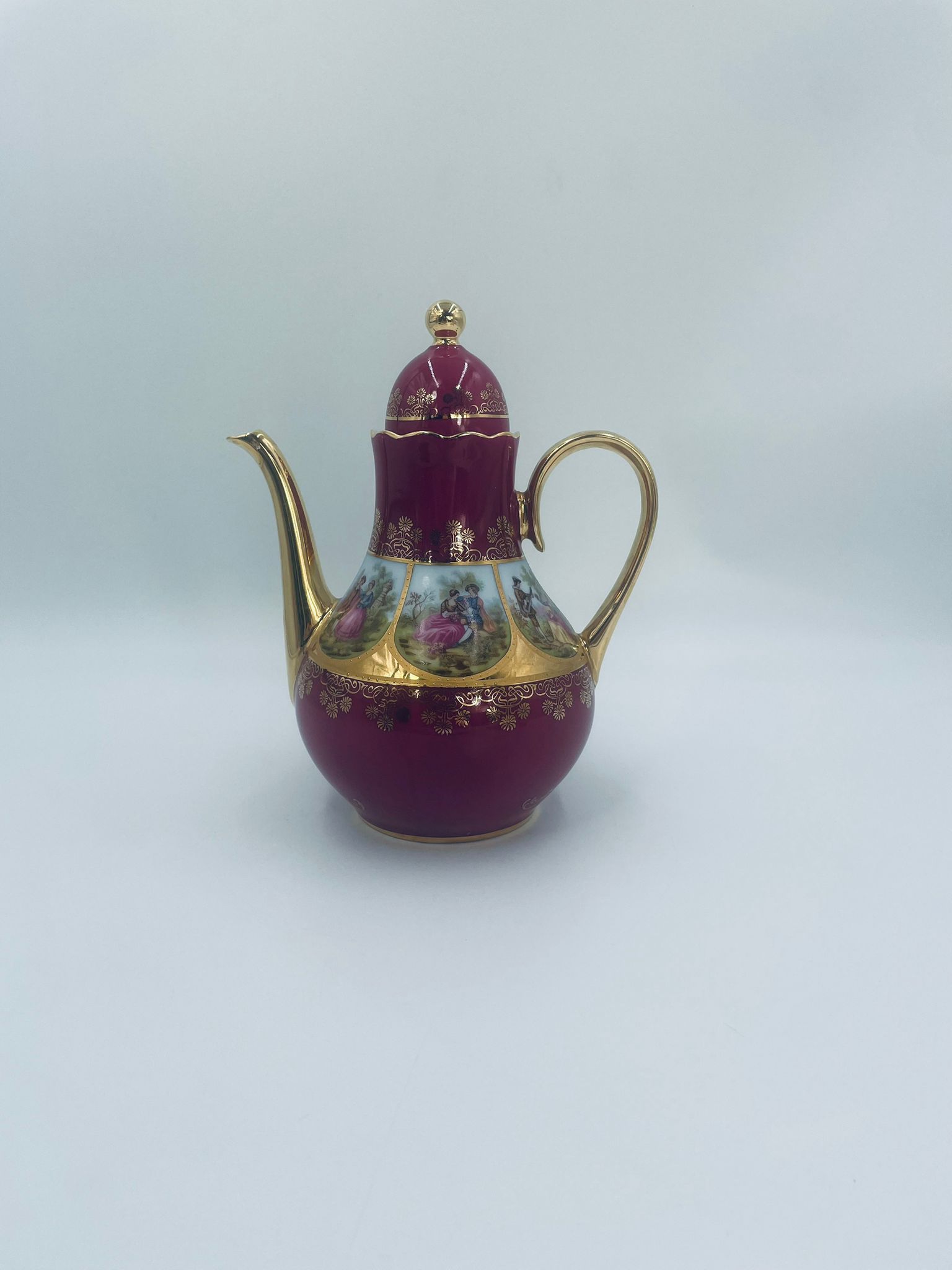 Antyczny dzbanek do herbaty Paul Leitner Wiesau - Image 3