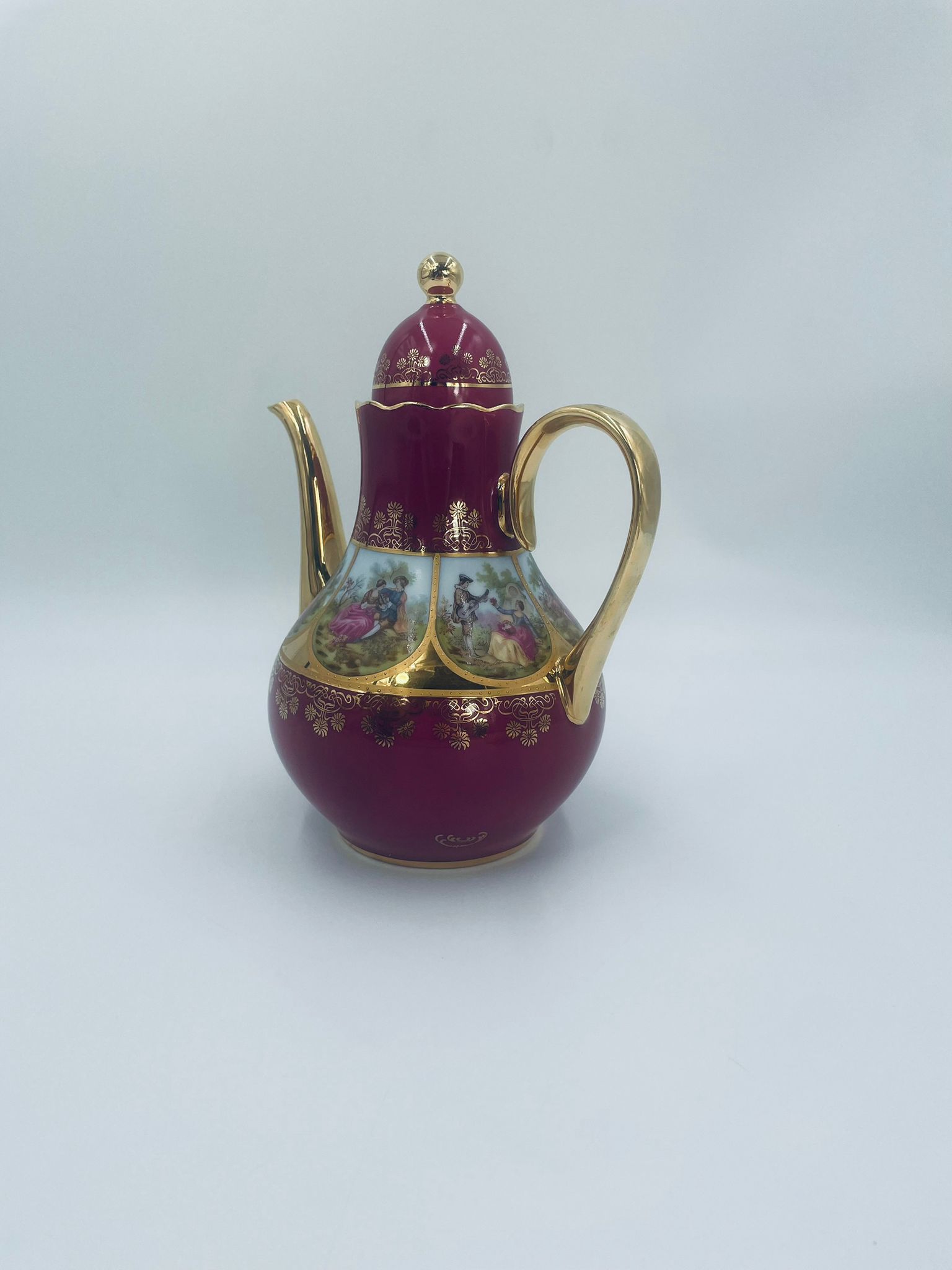 Antyczny dzbanek do herbaty Paul Leitner Wiesau - Image 4