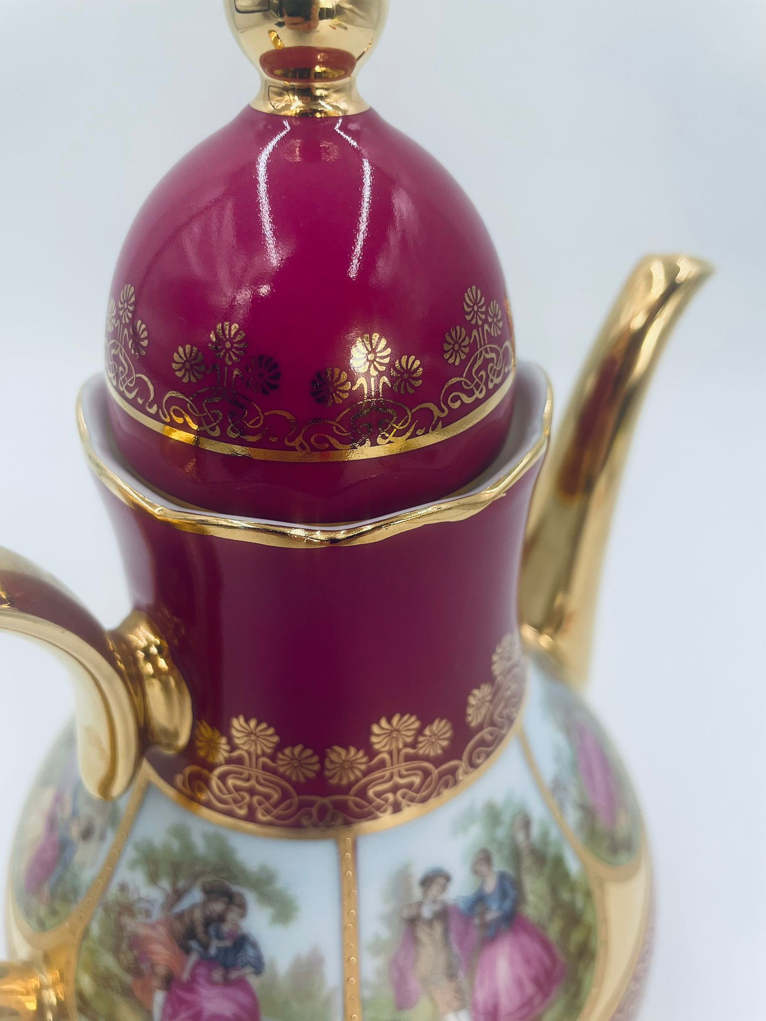 Antyczny dzbanek do herbaty Paul Leitner Wiesau - Image 7