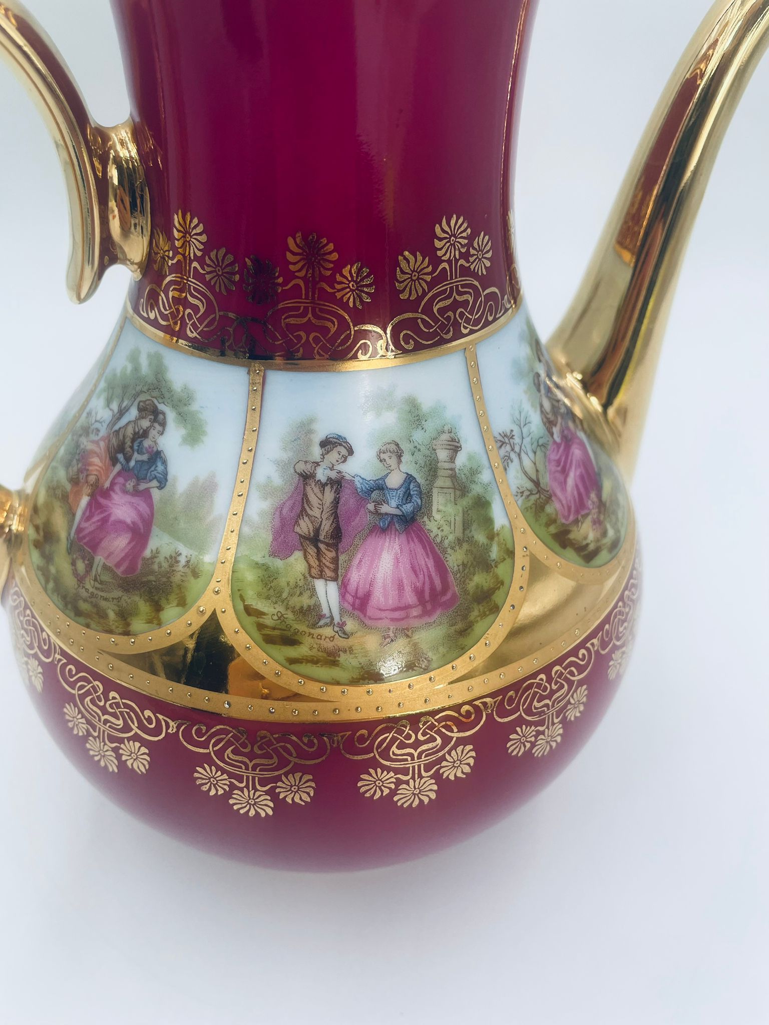 Antyczny dzbanek do herbaty Paul Leitner Wiesau - Image 8