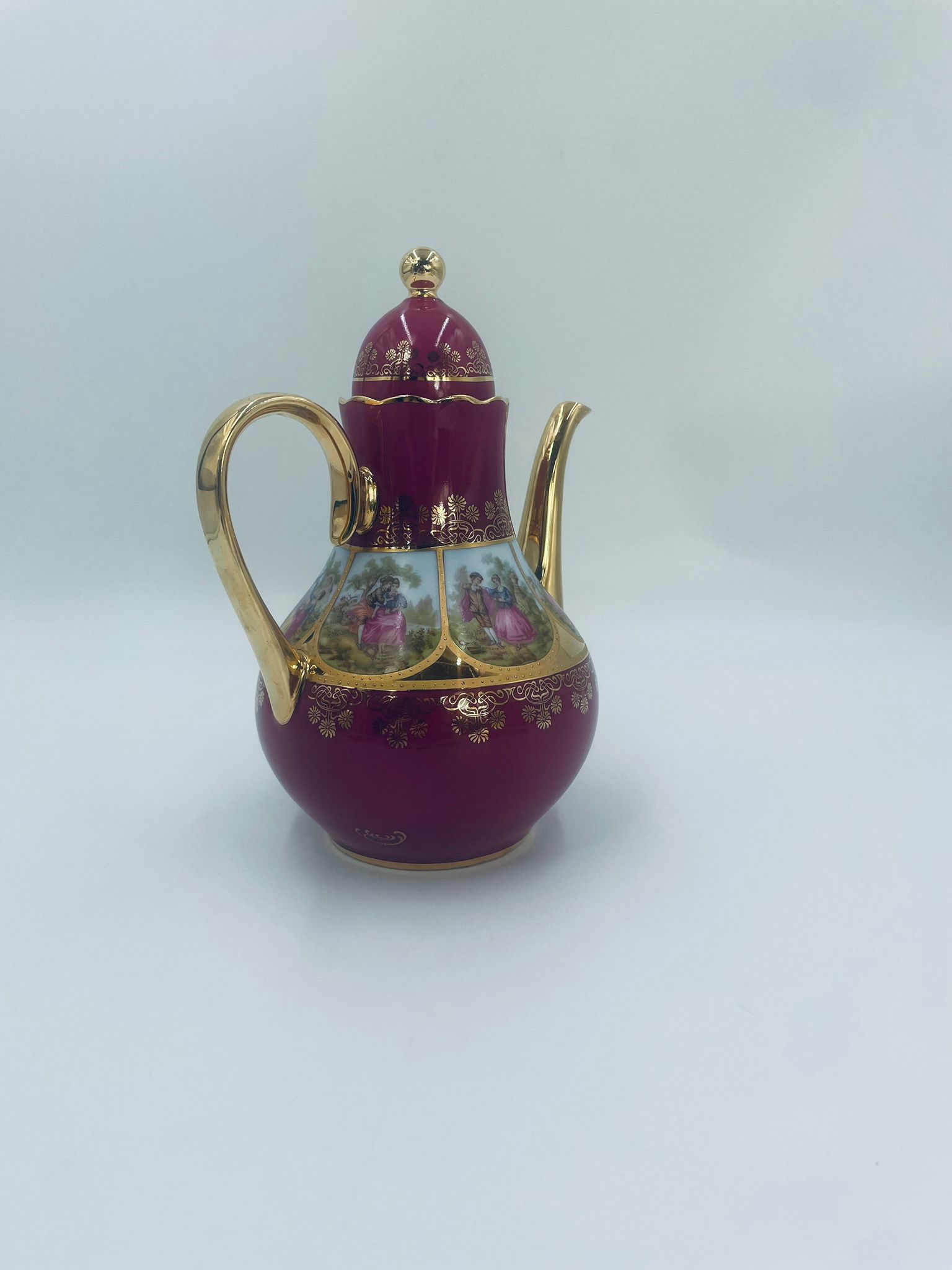 Antyczny dzbanek do herbaty Paul Leitner Wiesau - Image 11