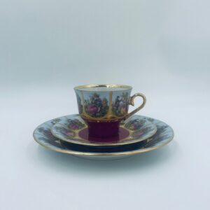 Zestaw śniadaniowy Filiżanka kolekcjonerska Paul Leitner Wiesau
