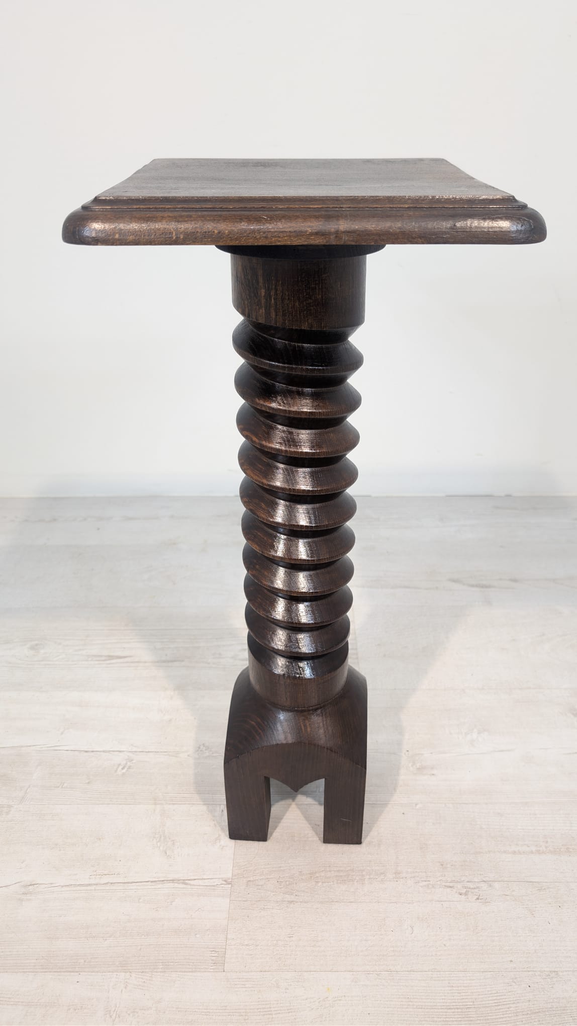 Postument/ Kwietnik lite drewna spirala - obrazek 7