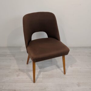 Krzesło "Muszelka" Polska, na sprężynach lata 60-te