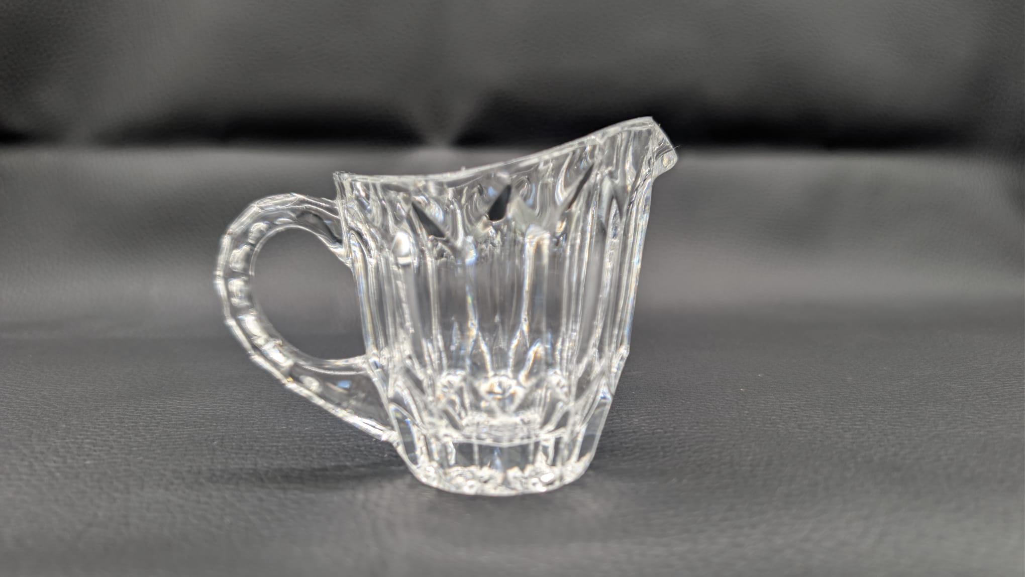 Kryształowy mlecznik, dzbanek w stylu vintage - obrazek 2