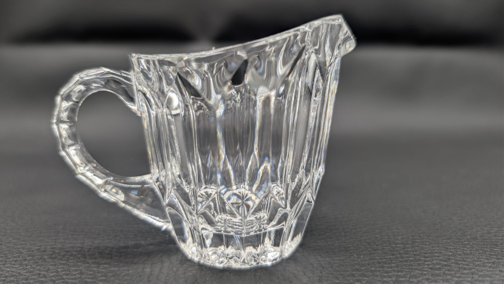 Kryształowy mlecznik, dzbanek w stylu vintage - obrazek 6