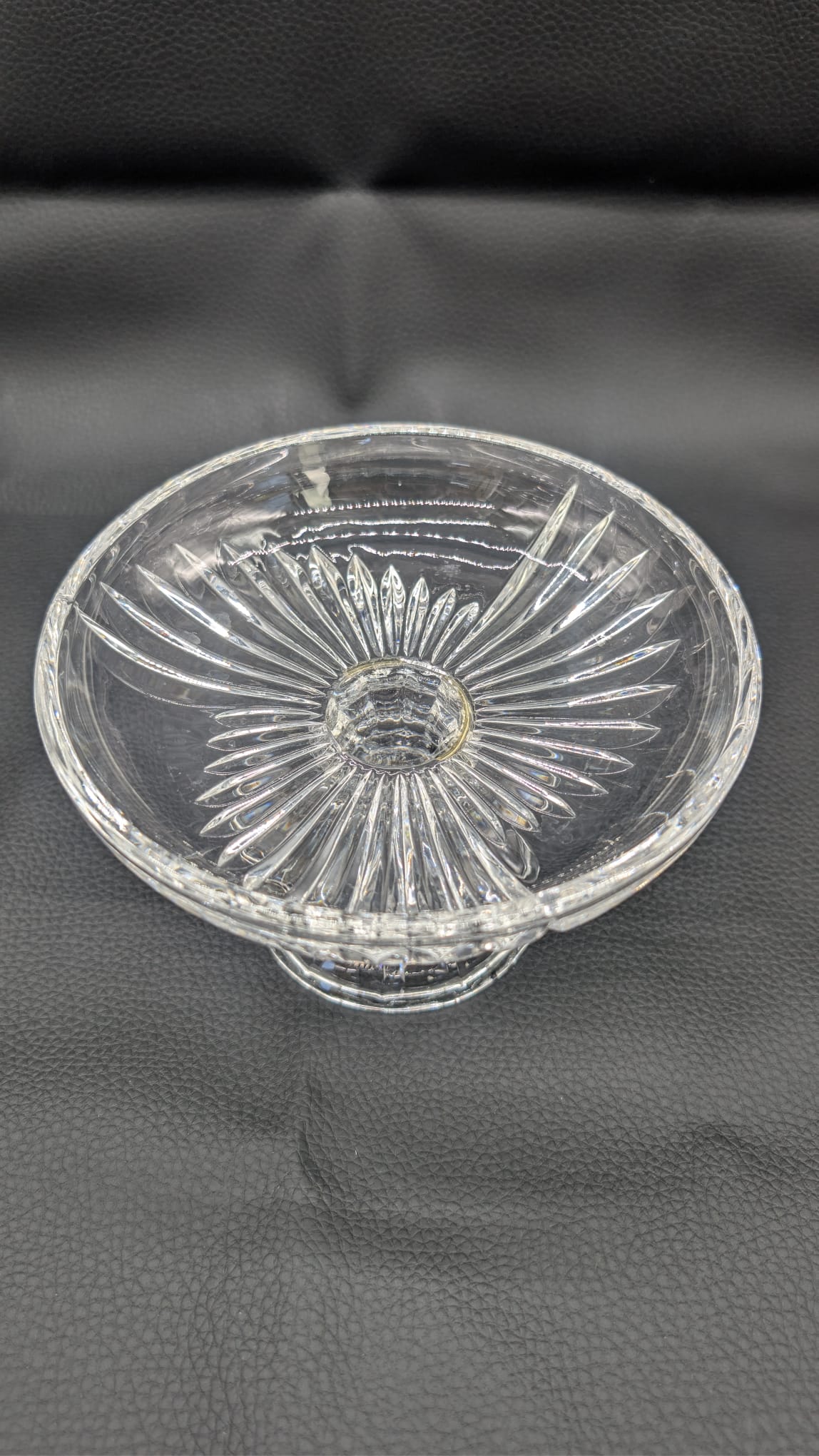 Kryształowa patera na nóżce Rozeta Nachtmann - obrazek 4