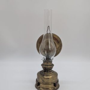 Cosmos Brenner brass oil lamp