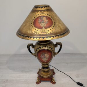 Unikatowa lampa ceramiczna włoska z lat 80-tych XX wieku