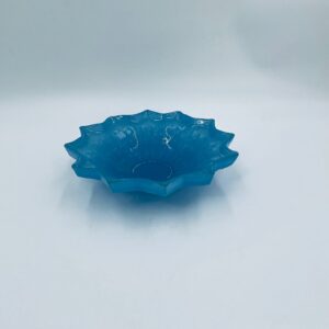 Vintage glass bowl, salad bowl