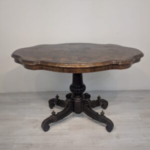 Mid 19th century oval table in eclectic style