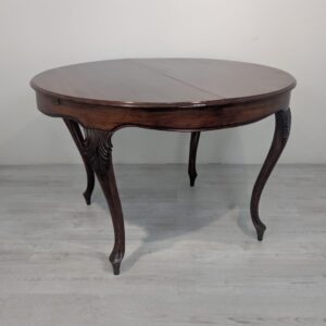 Stół Ludwika Filipa w mahoniu, rzeźbiony