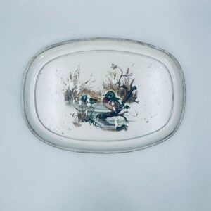 Vintage wooden decorative tray