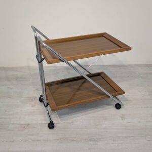 Mobile bar with tray Mid century vintage 1960s/70s