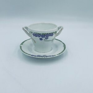 J.Z&Co collector's cup with porcelain saucer