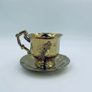 Zestaw śniadaniowy Filiżanka kolekcjonerska porcelanowa Vintage