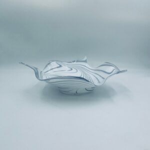 Misa dekoracyjna na owoce, szkło artystyczne.