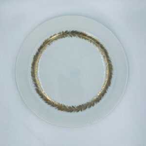 Rosenthal Golden Leaves flat dinner plate