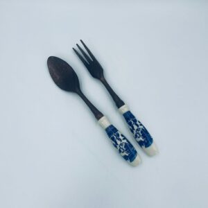 Zestaw sztućcy Vintage Blue Willow Japan