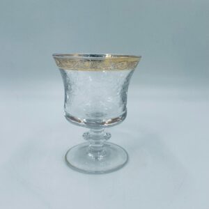 Glass, goblet Italian Murano Medici
