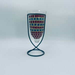 Świecznik witrażowy dekoracyjny Marokański