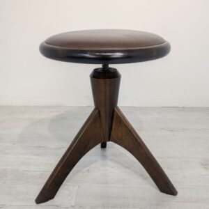 Stool, piano swivel stool brown designer stool