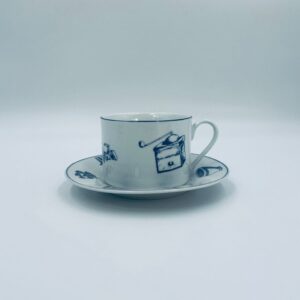 Vintage collector coffee cup breakfast set