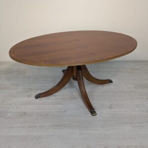 1960s regency style English coffee table, bench