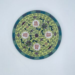 Talerz kolekcjonerski porcelanowy Familly Jaune