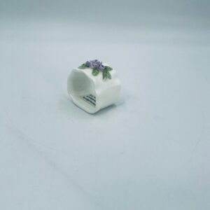 Vintage porcelain napkin ring