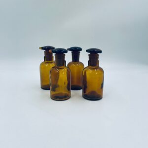 Vintage glass pharmacy bottle