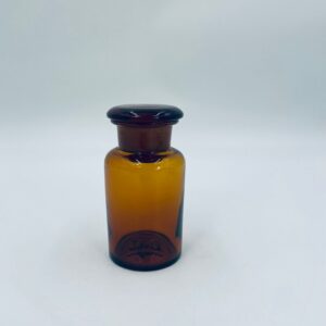 Vintage glass pharmacy bottle