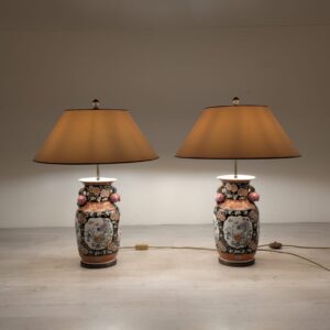 Lampa stołowa, nocna w stylu orientalnym z początku XX wieku