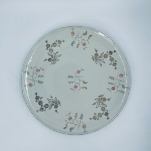 Vintage porcelain large flat plate