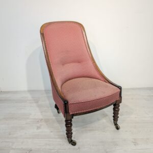 Antique rosewood nursing chair