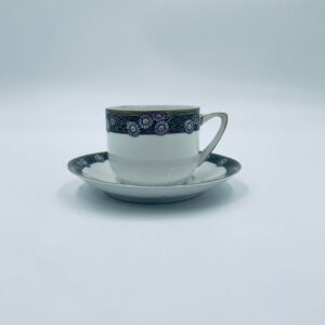 Zestaw śniadaniowy Filiżanka kolekcjonerska porcelanowa Vintage
