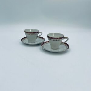 Breakfast set Collector's porcelain cup Harzborg