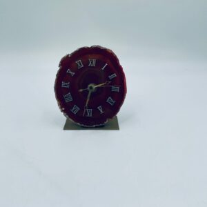 Antique decorative watch in natural agate