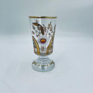 Vintage crystal glass