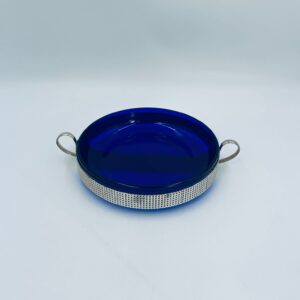 Vintage glass decorative bowl