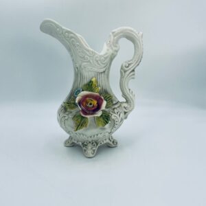 Decorative ceramic vase Capodimonte Italy