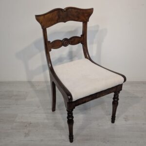 Krzesło Biedermeier w mahoniu