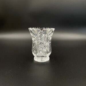 Vintage crystal decorative vase