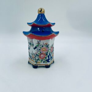 Lampka porcelanowa, świecznik Japoński orientalny